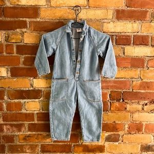 Zara Kids Denim Jumpsuit Unisex